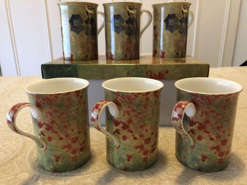 Fine bone china - 6 mug set