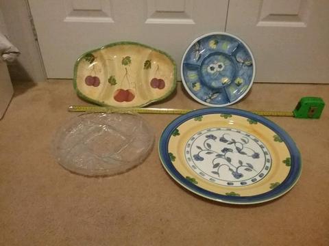 Platters $20 the lot of 4