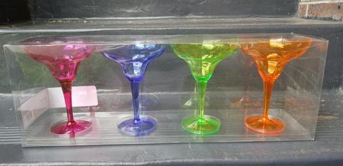 Margarita Plastic Glasses (Set of Four)