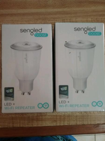 Sengled Boost LED & wi fi repeater $50 each NEW in box
