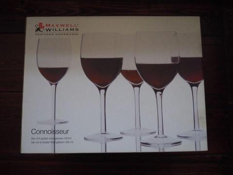 Maxwell and Williams Connoisseur Goblet Wine Glasses
