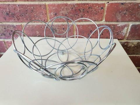 Chrome Plated Fruit Bowl (only $3 ONO)