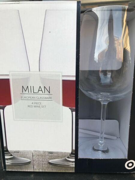 Wine Glass X 4 | Milan European Glassware