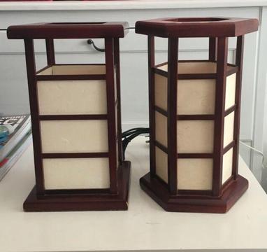 set of Japanese lamp