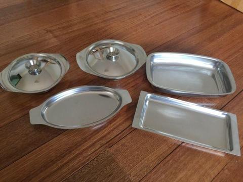 Wanted: Neptune Stainless Steel Serving Set - Vintage! PRICE DROP!!
