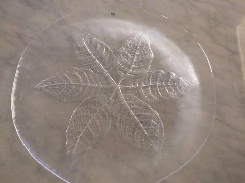 Kosta Boda Round Leaf Platter