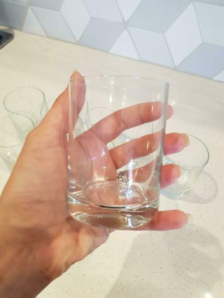 DRINKING GLASS / DESSERT GLASS - SET OF 10
