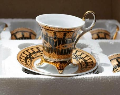 Cup and saucer set 6 pc
