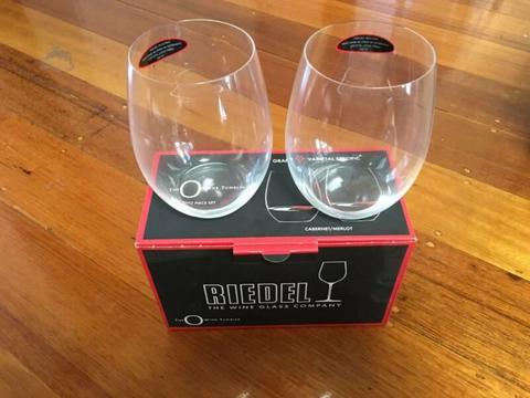 NEW Riedel O Series Cabernet Merlot Wine Glasses
