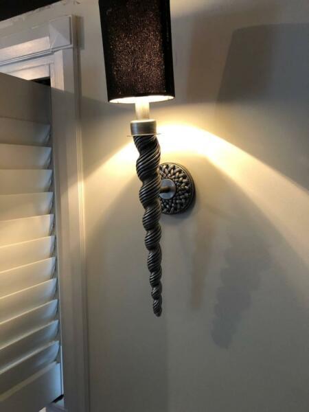 Pair of stylish wall sconces, Indoor wall lights