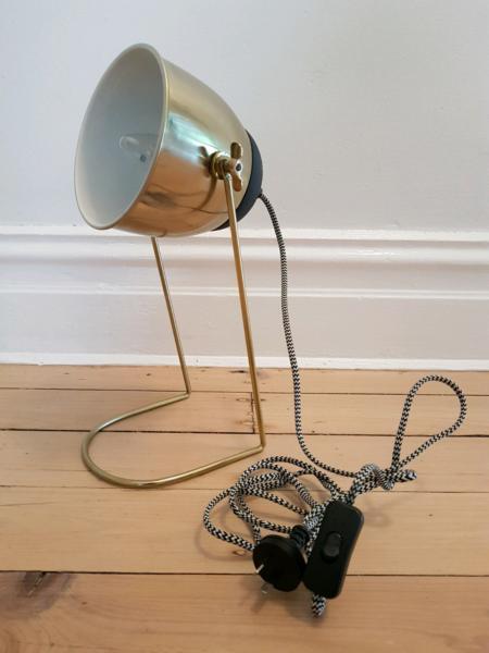 Brass coloured Desk Lamp Table Lamp
