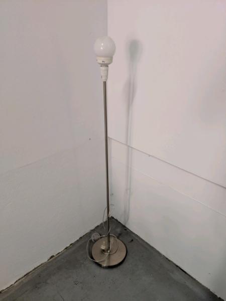 BRUSHED STAINLESS FLOOR LAMP