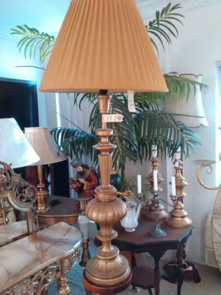 desc lamp table metal antique style cheap gold