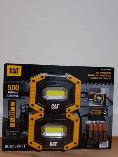 Brand New CAT 2-pack LED Worklight with Magnetic Base