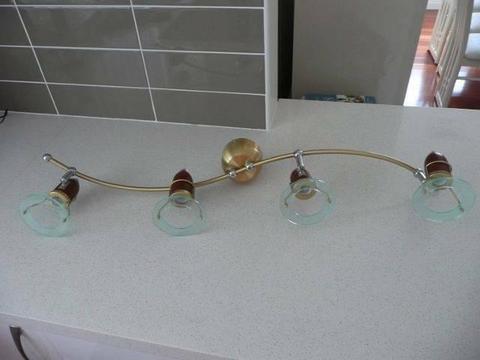 Four Lights Pendant plus 4 energy saving lamps!!!