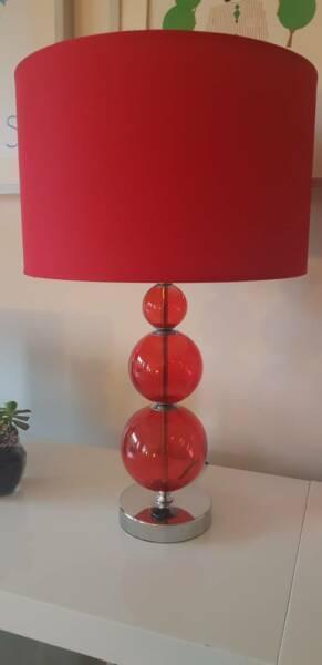 2 table lamps and shade, Good condition