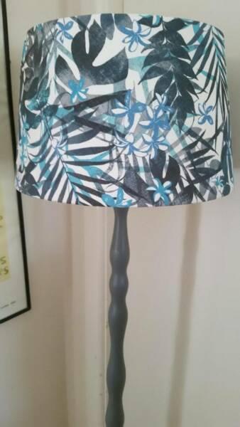 Timber Floor lamp with new Shade