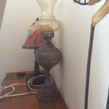 Two antique style lamps