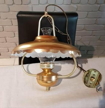 Vintage-style copper lantern pendants in perfect condition