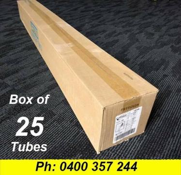 Box of 25 x Fluorescent Tubes 58W 5 foot 1.5m Daylight 5000K