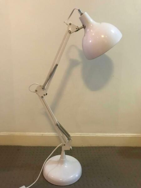 White Industrial Style Lamp
