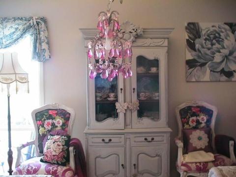 FAB SHABBY CHIC PRINCESS PINK MODERN FRENCH CHANDELIER LIGHT