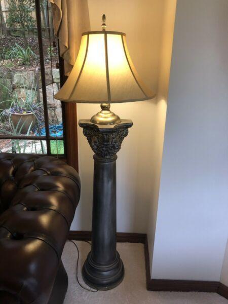 Unique gothic floor lamp (two available @$200 each)