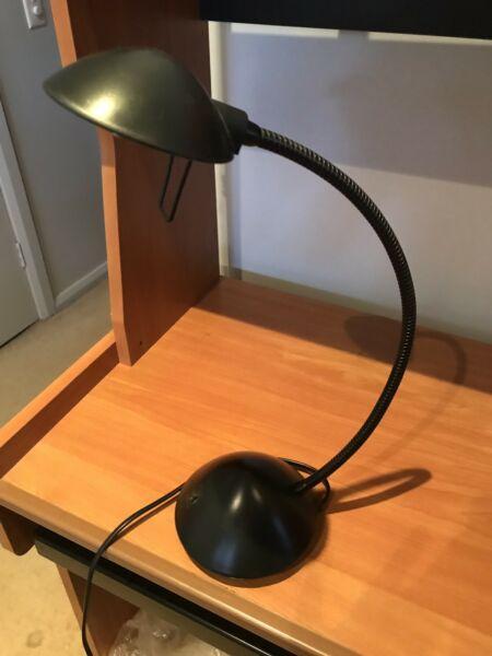 Black study lamp