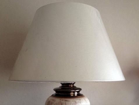 BRAND NEW XL 57cm White Tapered Floor / Large Table Lamp Shade