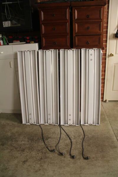 Twin Fluorescent garage lights 4 available