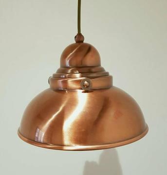Industrial Pendant Light - Copper