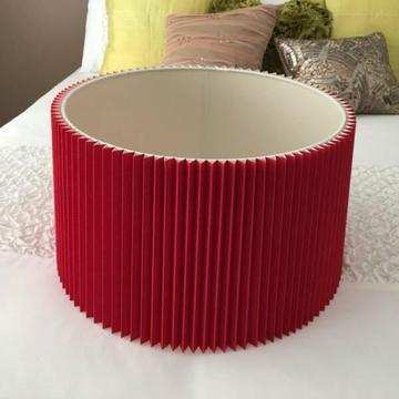 Large Red lamp shade