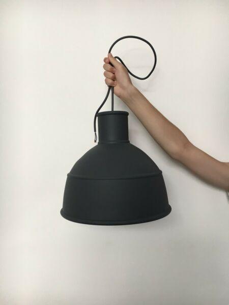Muuto unfold designer pendant light - charcoal grey x 2
