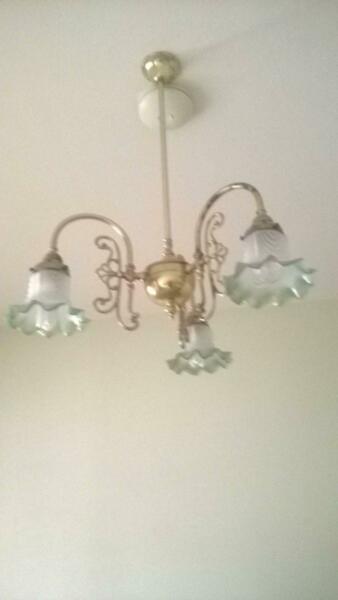 Vintage solid brass ceiling lights perfect for a classy look