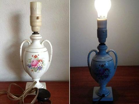 Vintage WEDGWOOD & CO. Ceramic Lamp Base Reg No 547269
