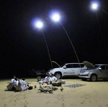 5 Meter Night Campers Light LED Telescopic Fishing Rod Camping Lantern