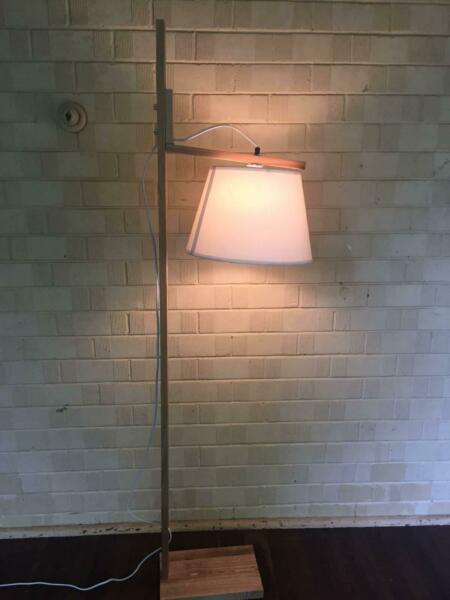 FUNKY TIMBER FLOOR LAMP- HEIGHT ADJUSTABLE