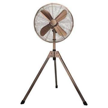 50cm Copper Metal Tripod Fan