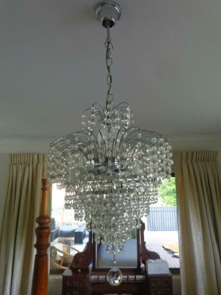Chandeliers - silver and crystal, price per item