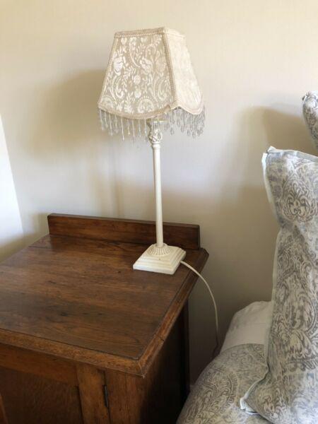 Bedside Lamps - off white colour