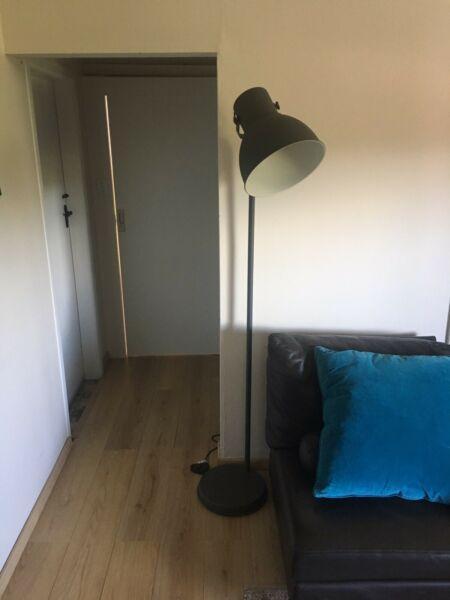 Industrial floor lamp gunmetal grey Ikea hektar