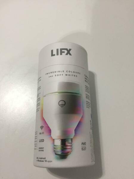 LIFX A19 Colour LED Bulb (E27 Edison Screw) for sale $70 (New)