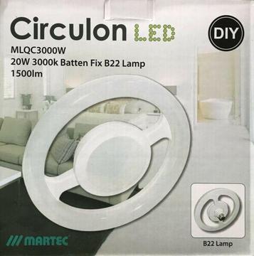 Circulon 20W LED Oyster Globe / B22 3000K - MLQC3000W