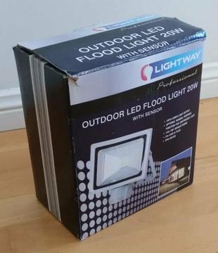 Outdoor LED Flood Light 20W with Sensor