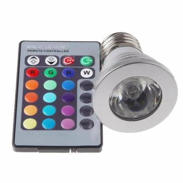 E27 16 Colors Changing RGB 3W LED Globe with remote control