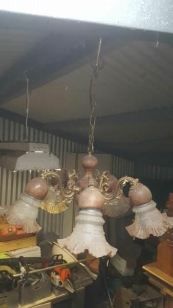 Old 5 Globe Pendant Light