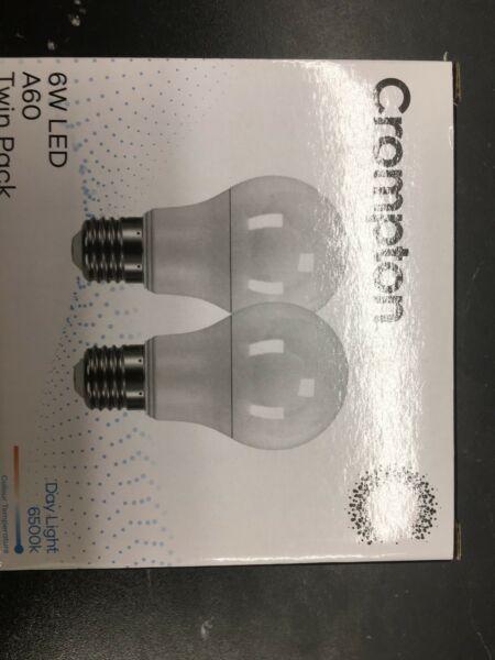 LED bulb twin pack 6watt