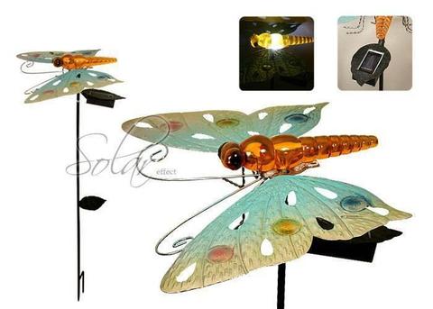 Pair of Dragonfly Butterfly Solar Lights E2016/17