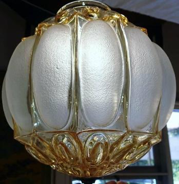 Art Deco Vintage Retro Original Pendant Sphere Ball Light Fitting