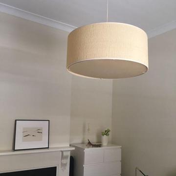 Rather large ceiling lamp shade